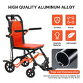 Lightweight Folding Transport Wheelchair for Adults & Seniors