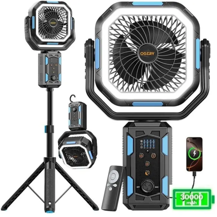 TrailBreeze Portable Camping Fan Pro