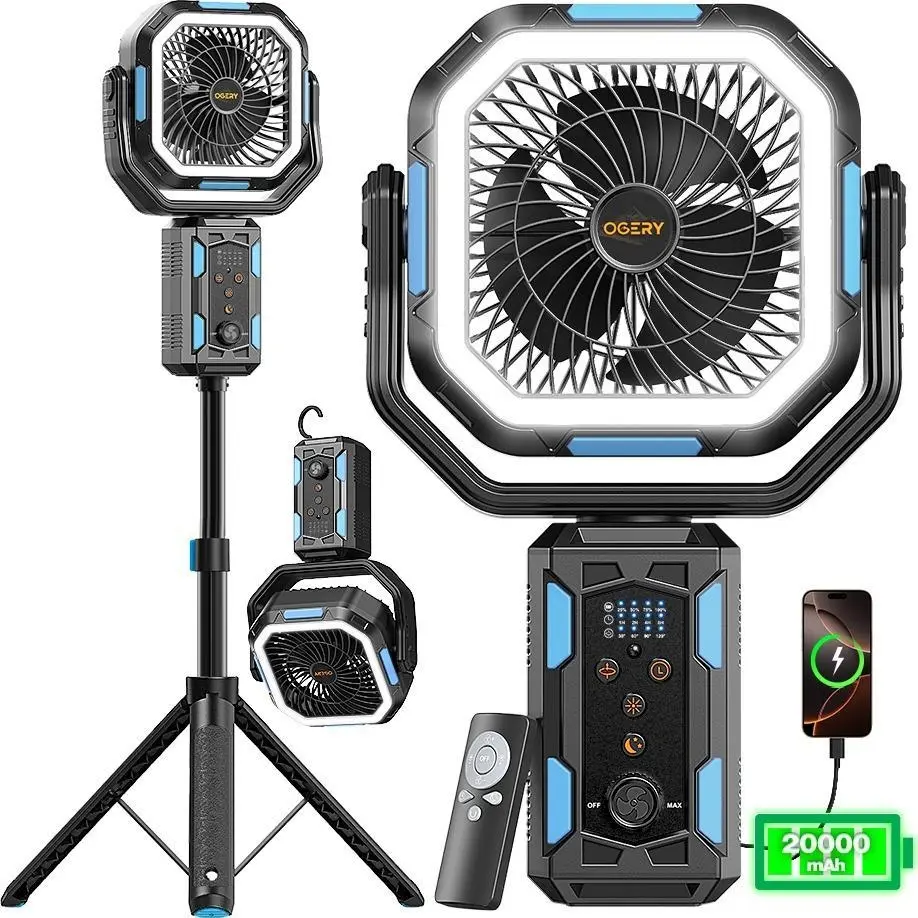 TrailBreeze Portable Camping Fan Pro