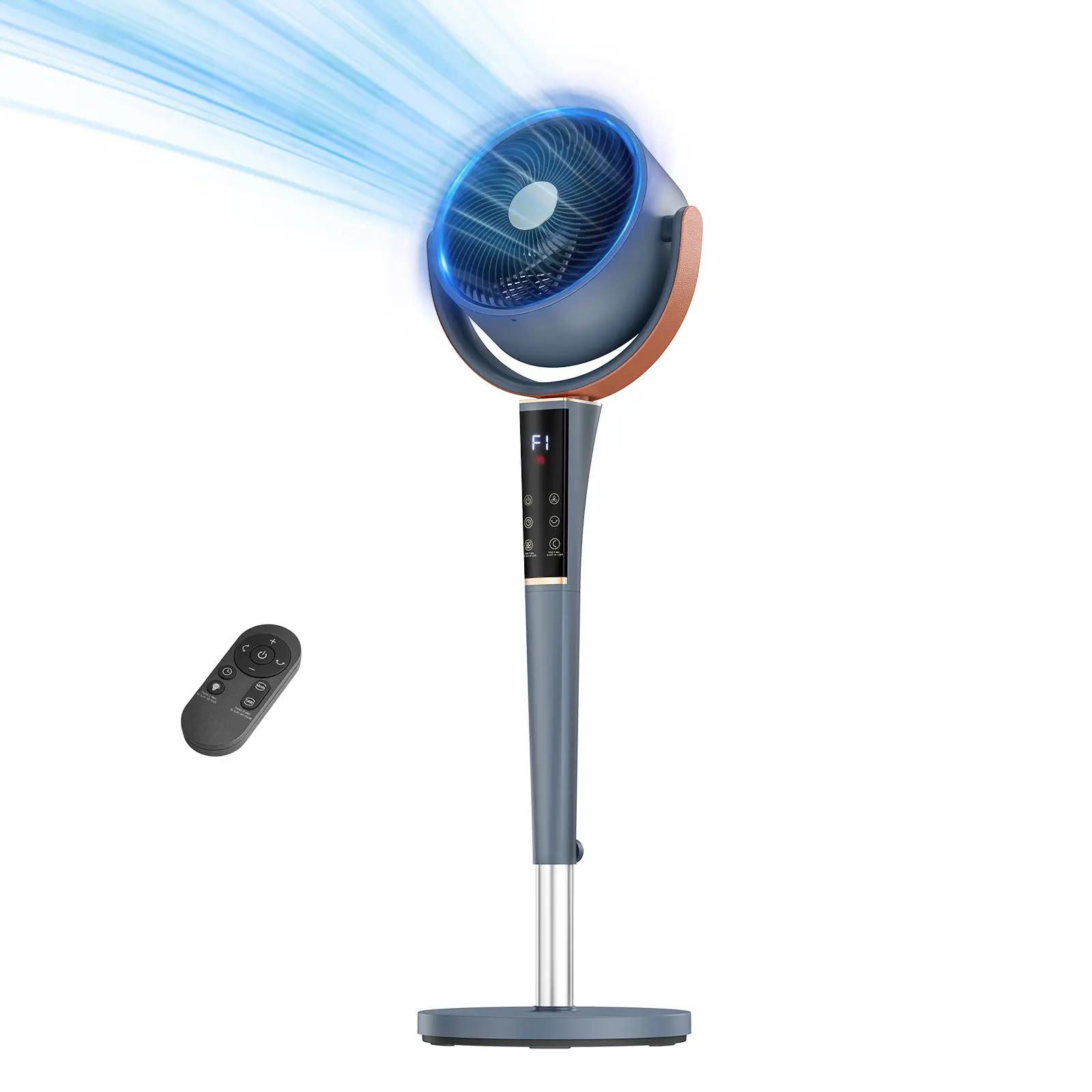 BreezeMate Quiet Bedroom Standing Fan
