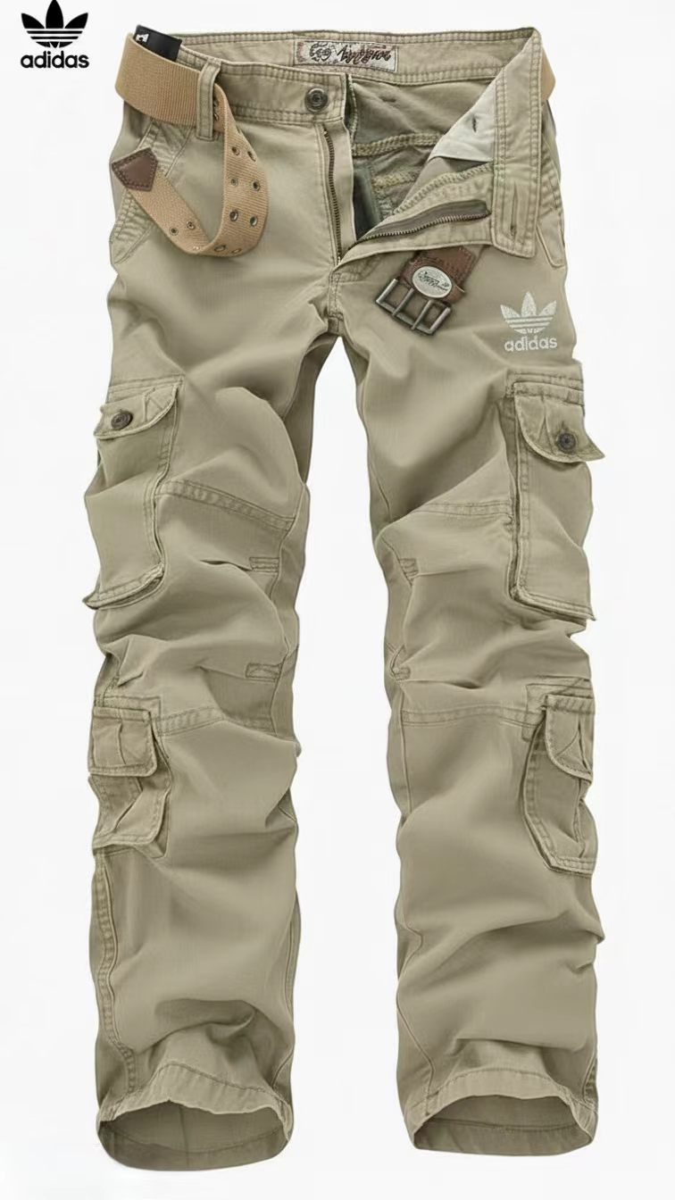 Men's Denim Cargo Pants