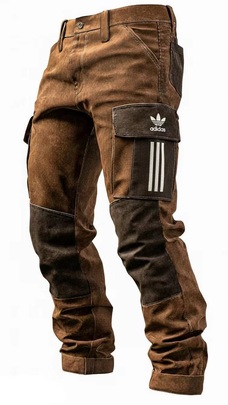 Men's Denim Cargo Pants