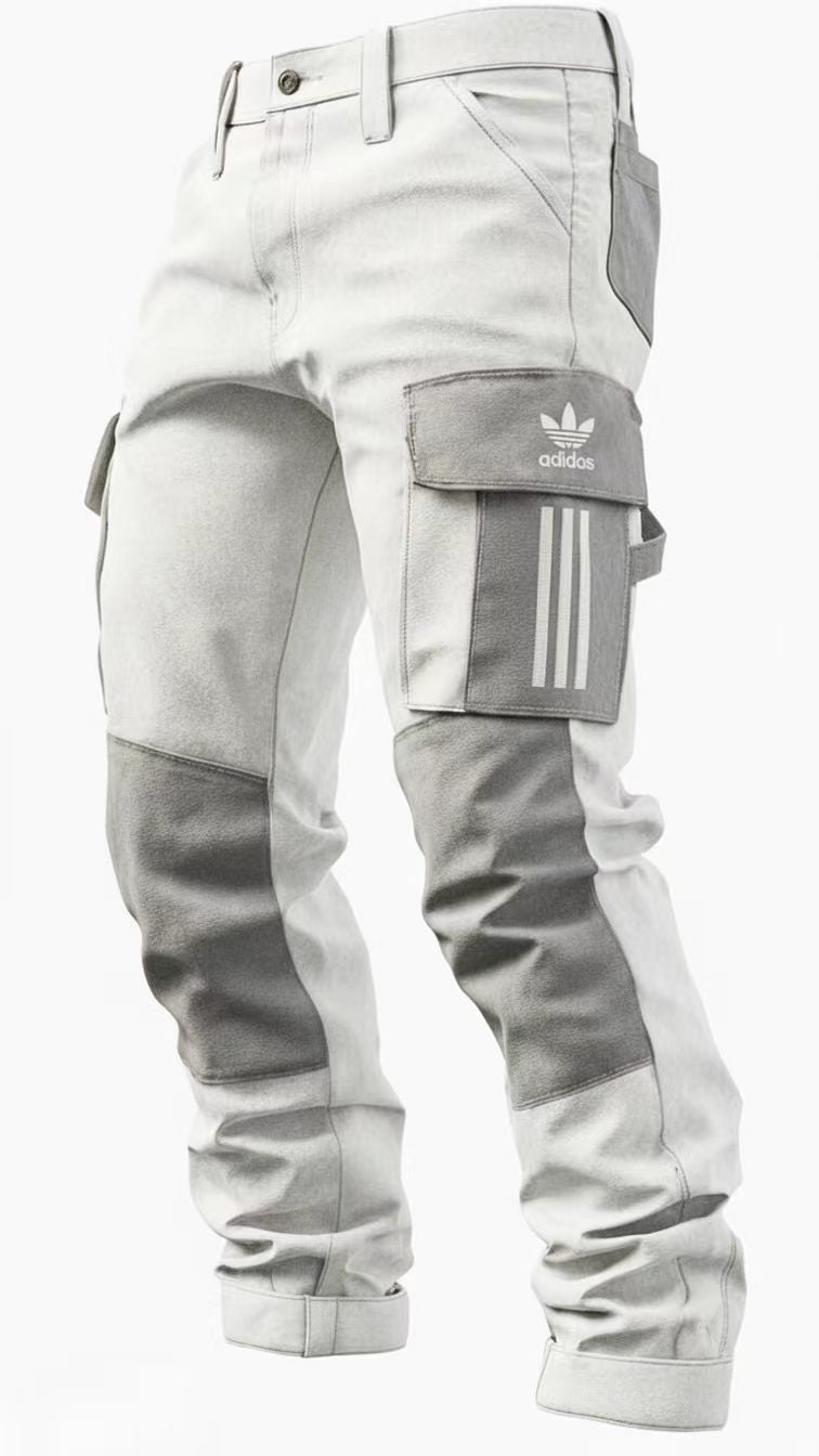 Men's Denim Cargo Pants