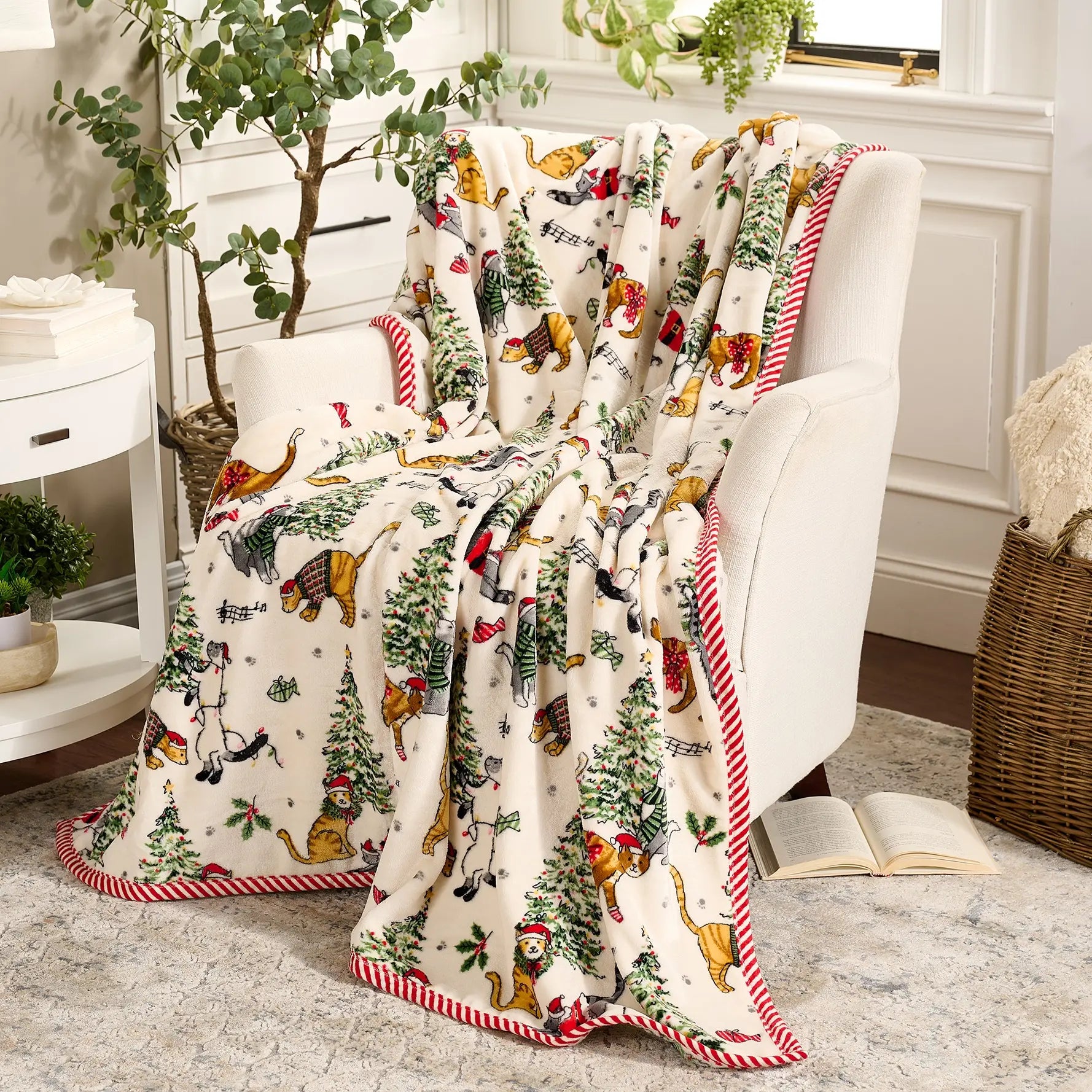 Holiday Comfort Throw Blanket