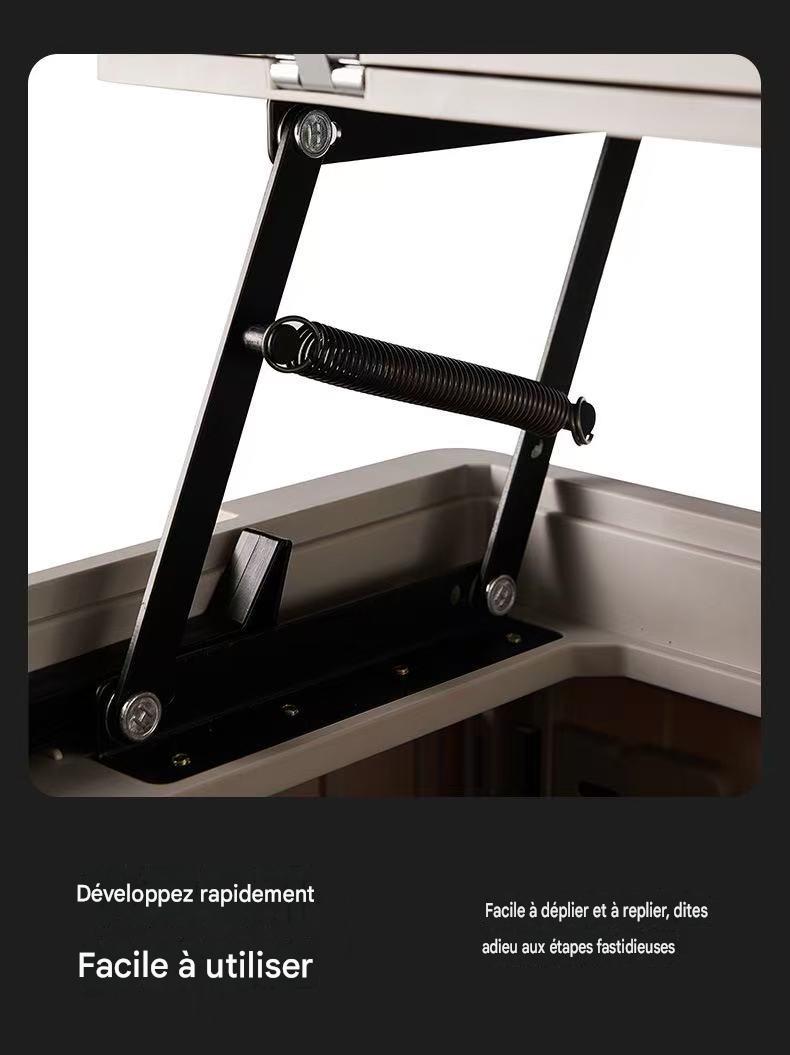 [Paiement à la livraison, livraison sous 24 heures]Table pliante et extensible et boîte de rangement pliable à grande capacité