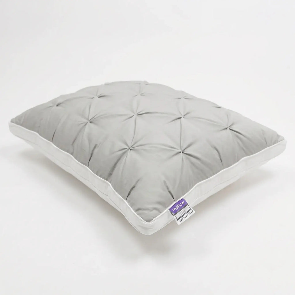 Mellow Sleep | Ploof Pillow – Extra-Fluffy Dual-Layer Pillow, Cloud-Like Soft Plush Bed Pillow with Breathable Support, Never Flat, Neck-Cradling Comfort for Side, Back & Stomach Sleepers, Machine Washable