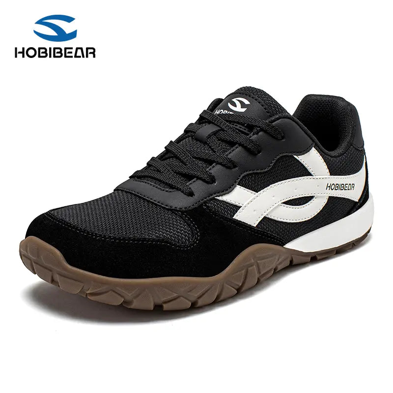 HOBIBEAR Women's 0-Drop Wide Width Barefoot Shoes - Widebody Casual Trainers, Rubber Sole All-Terrain Sports Sneakers for Walking