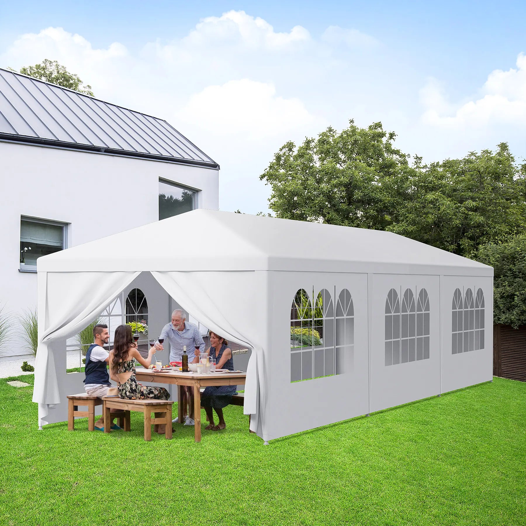 SunnyShade Outdoor Wedding Party Gazebo Canopy
