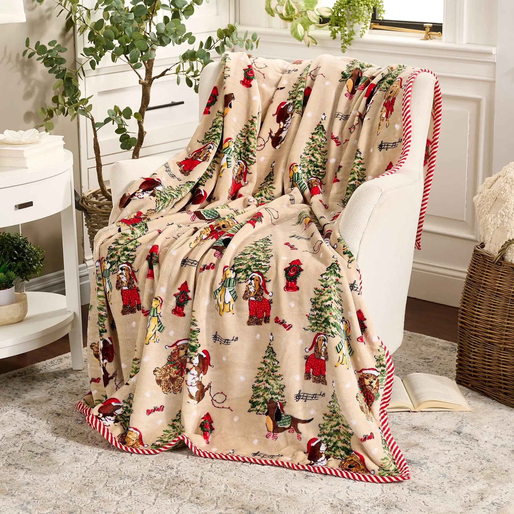 Holiday Comfort Throw Blanket