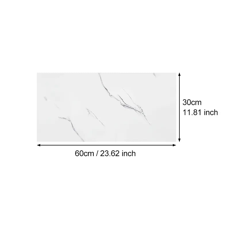 10/12/20 Packs Self-Adhesive Marble Tiles Wall Sticker Stick On Kitchen Bathroom Home Decor  UK