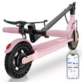 Powerful Foldable Electric Fast Speed Scooter for Teens & Adults - 8.5/10 in Solid Tires, 350W/500W Motor, 19/22 MPH Top Speed, 16/25 mi Range, Dual Braking, Lightweight Portable Max Pro Folding Long Commuter Escooter, Summervibes Outdoor Sports Equipment