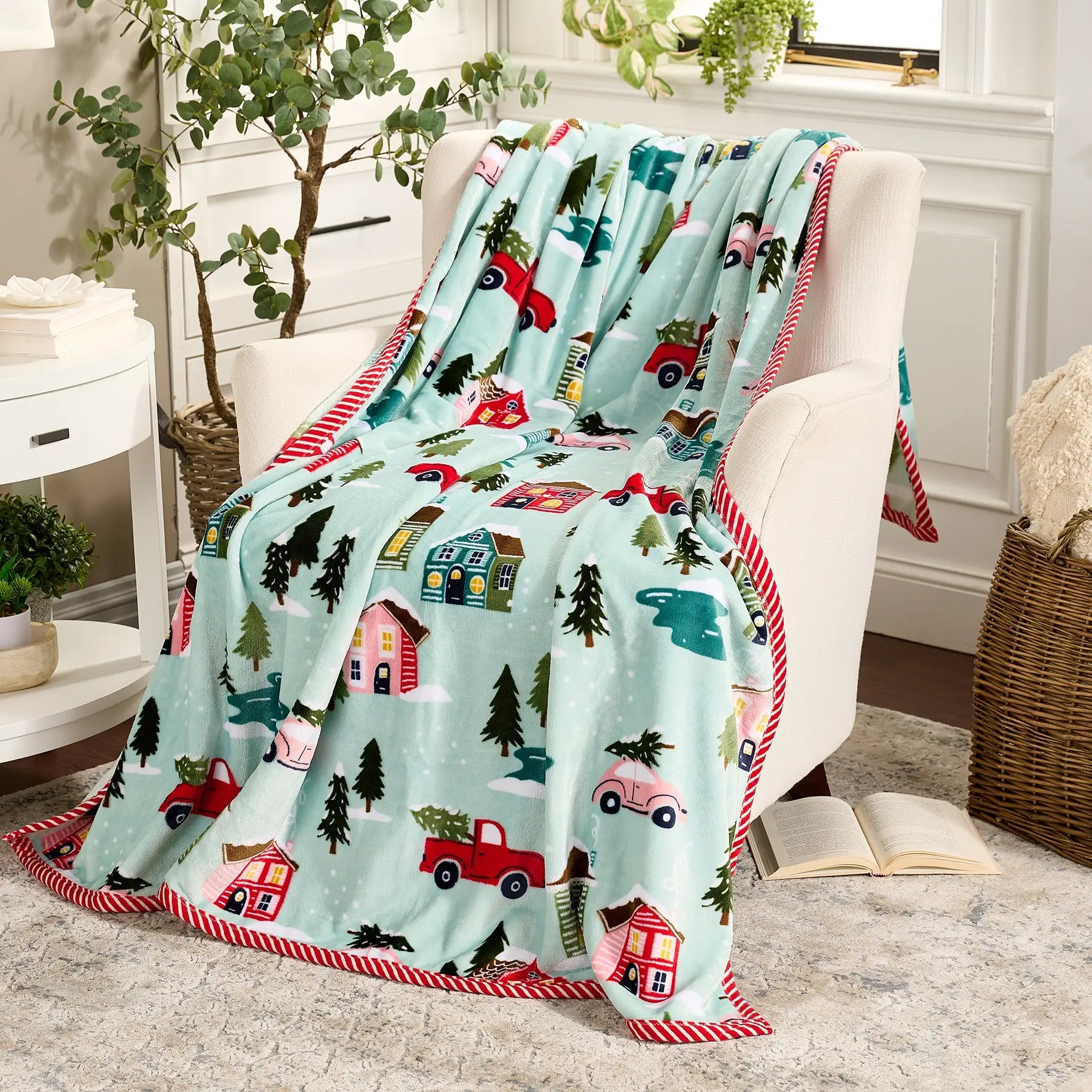 Holiday Comfort Throw Blanket
