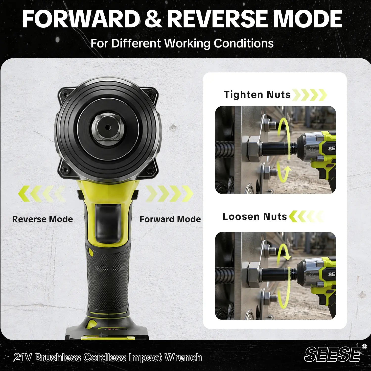 3-in-1 Cordless Impact Wrench