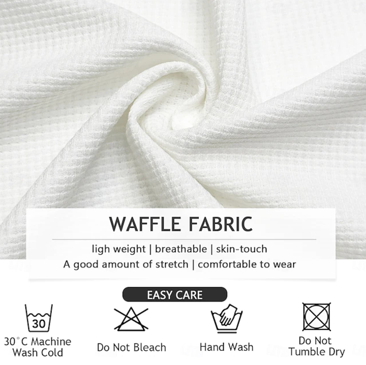 2026 Men's Casual Button Raglan Sleeve Waffle Henley Collar Short-Sleeve T-Shirt