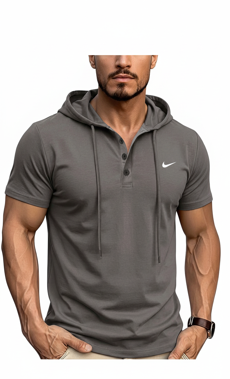 Men's Athletic & Fitness Short-Sleeve Hoodie
