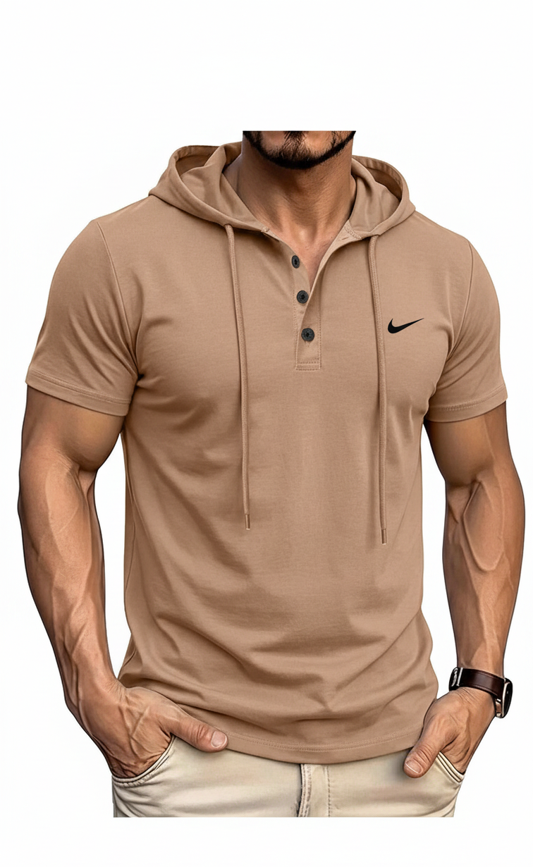 Men's Athletic & Fitness Short-Sleeve Hoodie