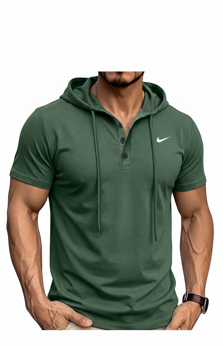 Men's Athletic & Fitness Short-Sleeve Hoodie