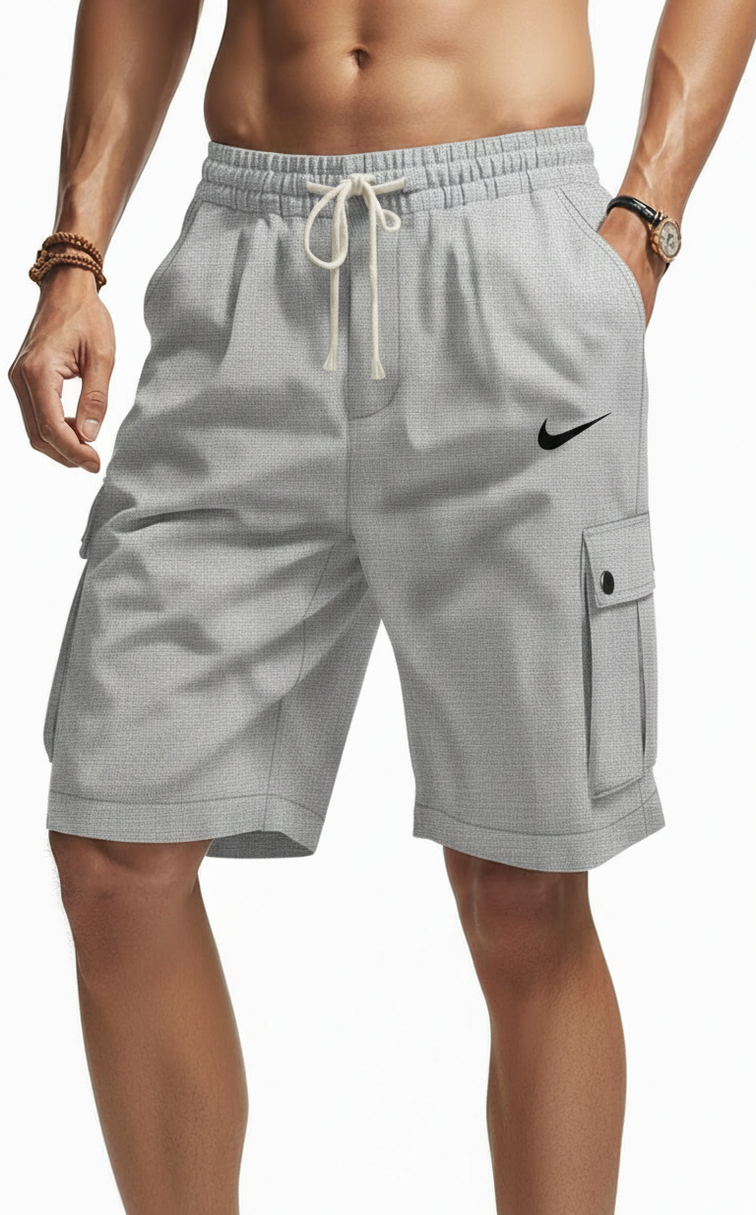 Men's Summer Casual Beach Shorts (Slub Linen)