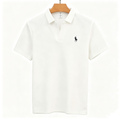 Men's classic short-sleeved V-neck polo shirt