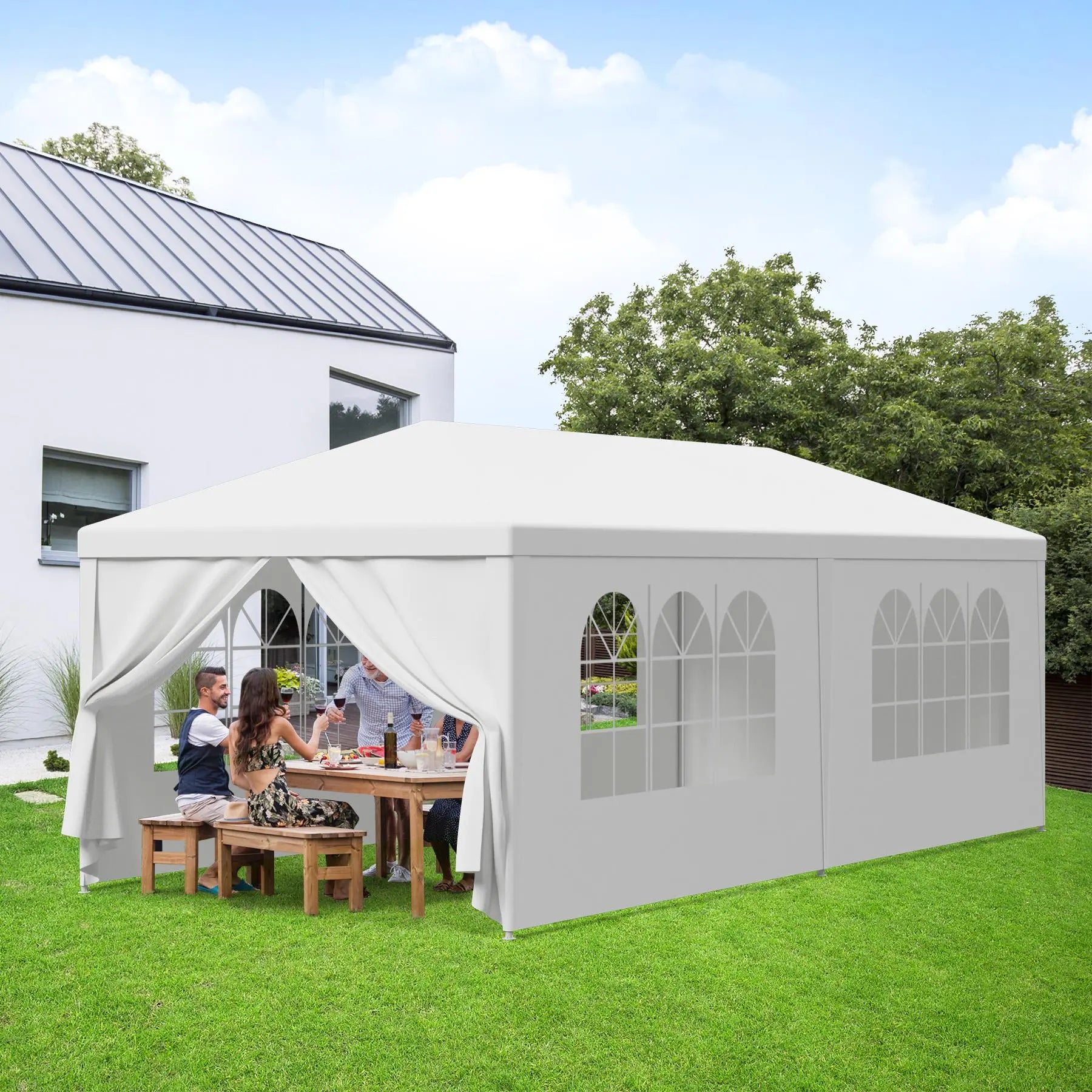 SunnyShade Outdoor Wedding Party Gazebo Canopy