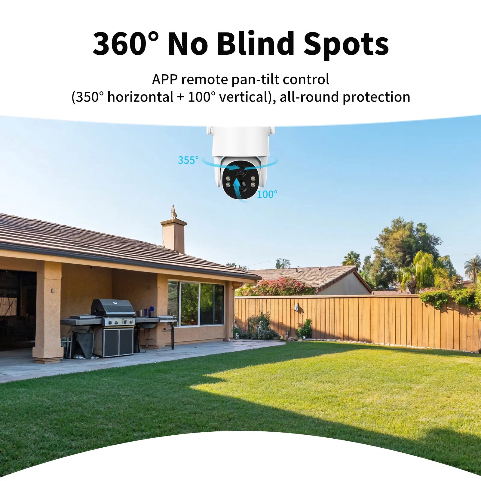 [Summervibes] Solar Powered 4G Security Camera CB174S, 4MP HD Color Night Vision, No WiFi Outdoor Camera for Farm/Home with IP65 Waterproof, Data Service Supported summerwins