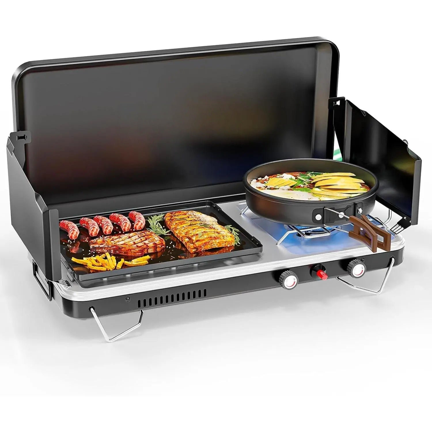 TrailMaster Portable Camping Griddle Pro