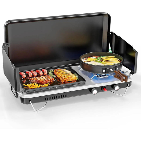 TrailMaster Portable Camping Griddle Pro