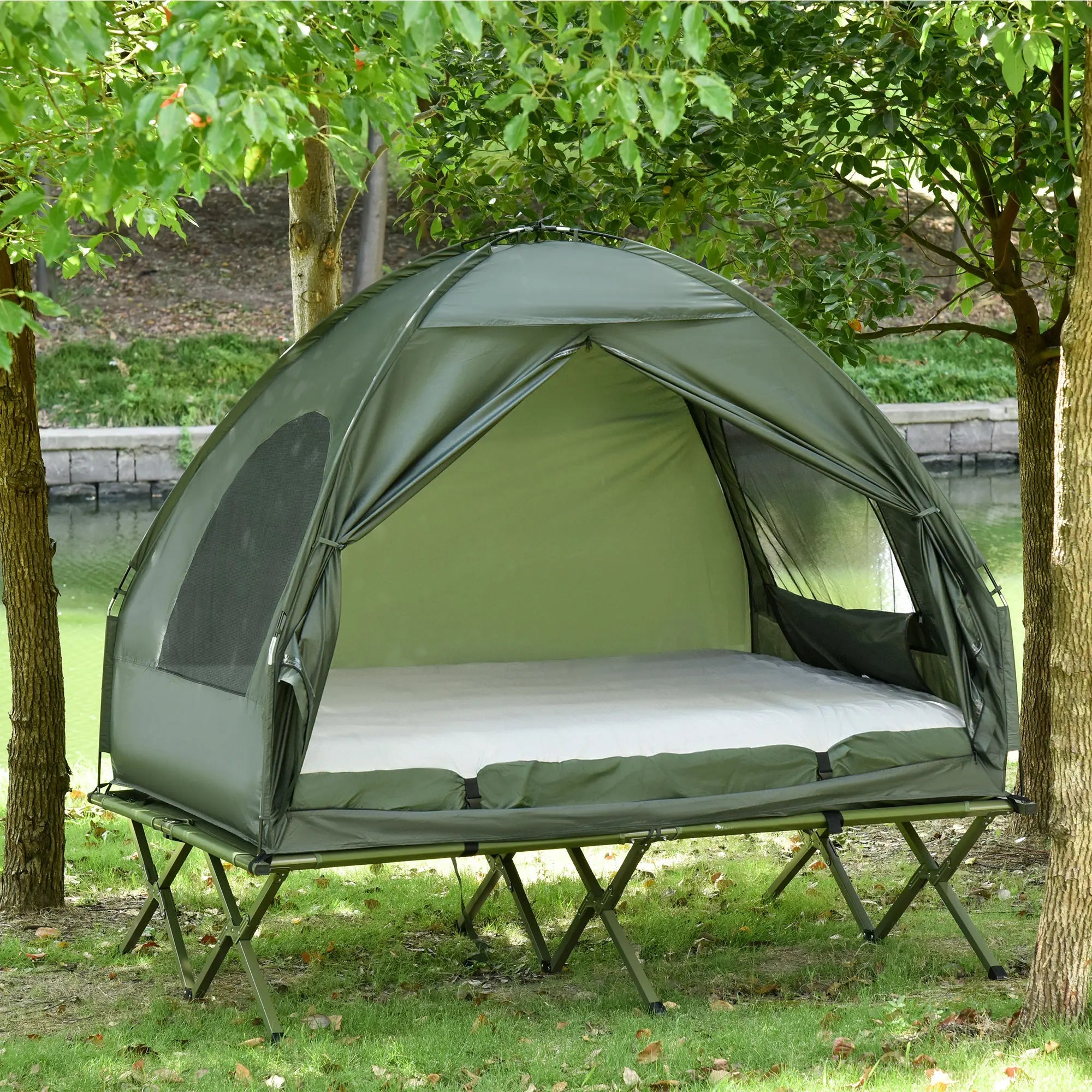 Summervibes Foldable Camping Cot Bed