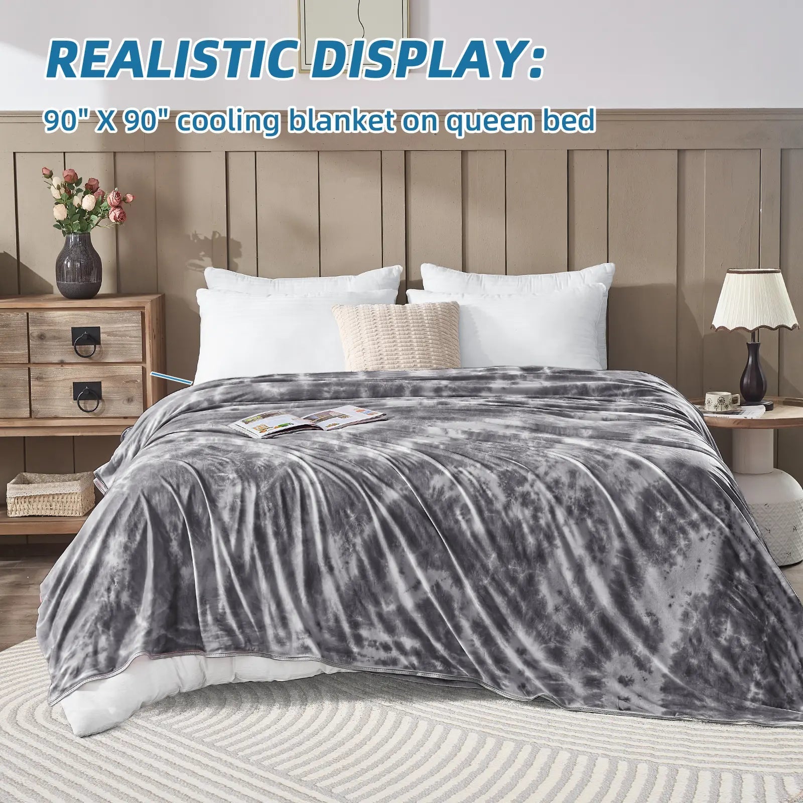 Summer Breeze Lightweight Cooling Blanket Queen