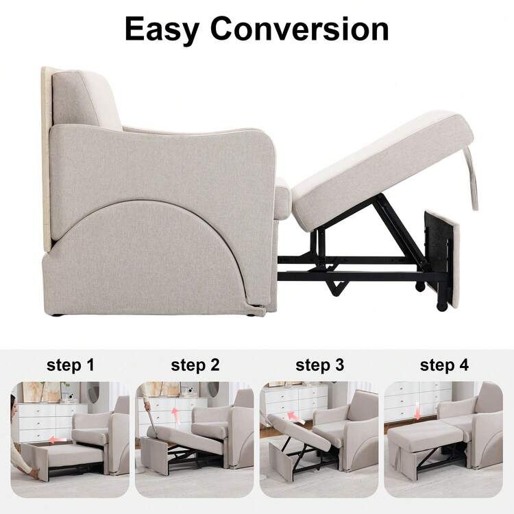 CozyFold Convertible Chair Bed