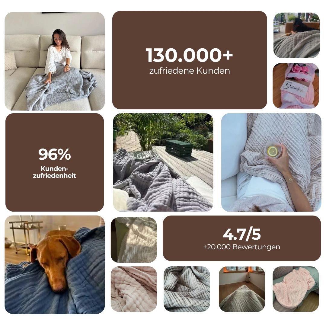 Cloudsoft Muslin Comfort Everyday Blanket