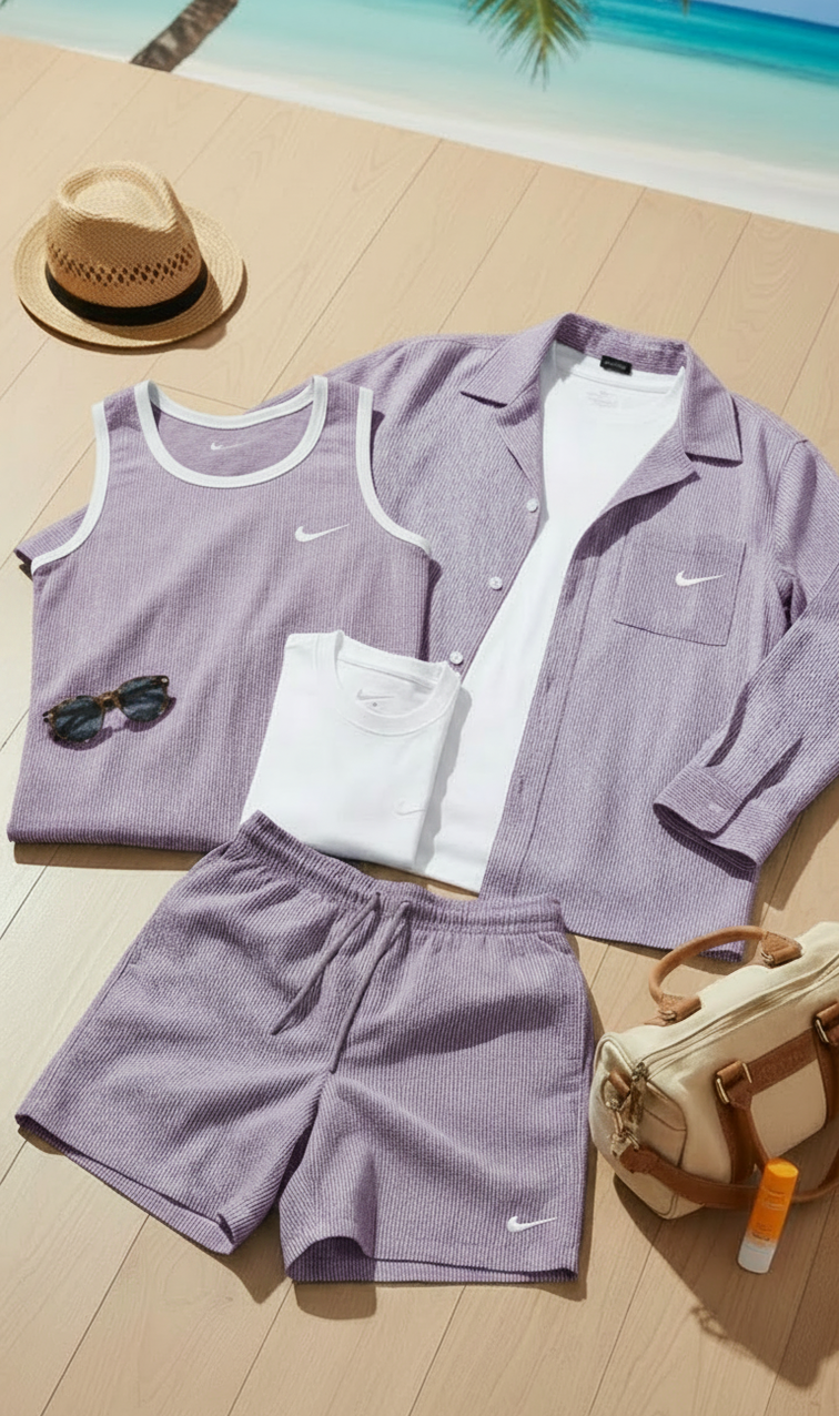 Urban Comfort Four-Piece Outfit Set