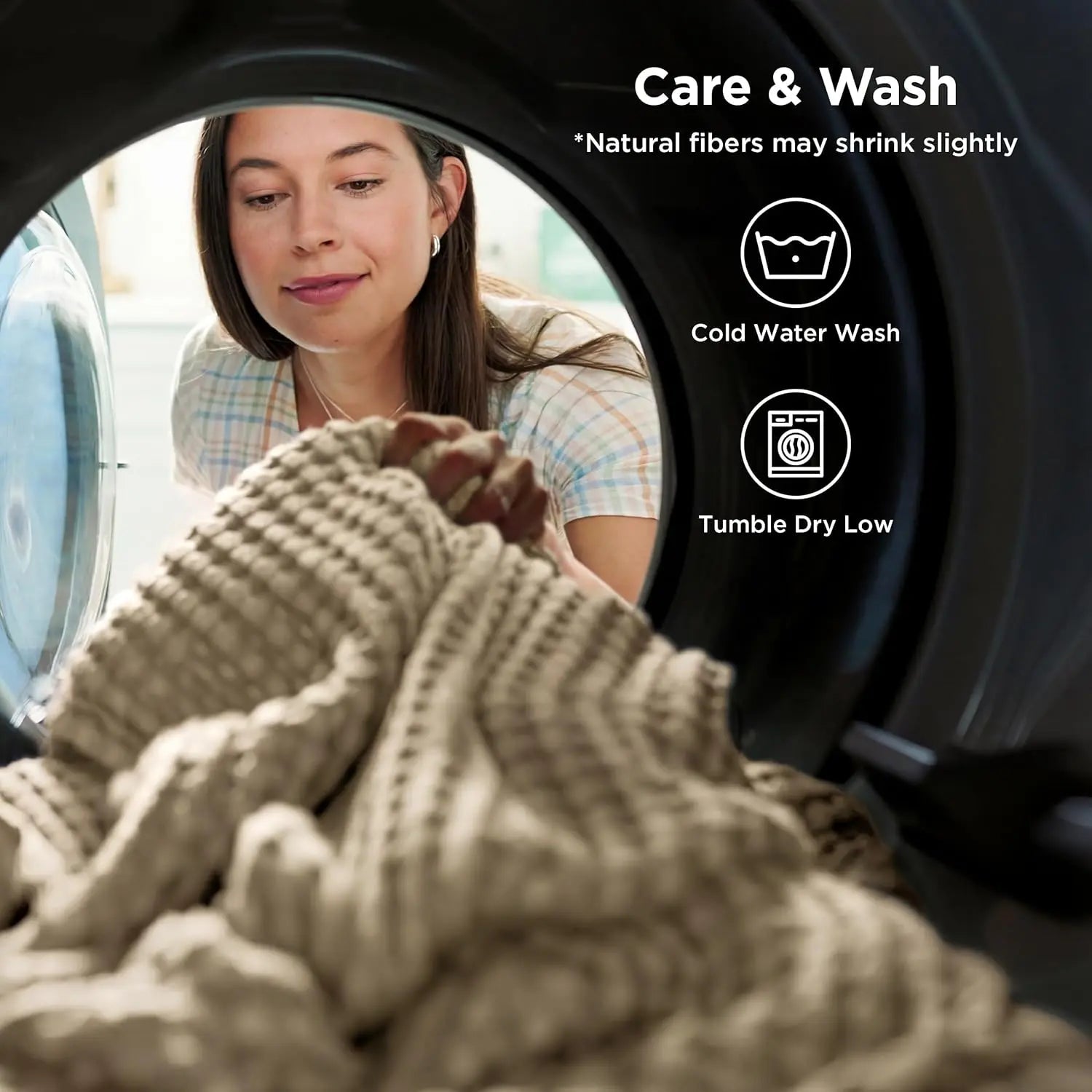 Bamboo Waffle Cooling Lightweight Throw