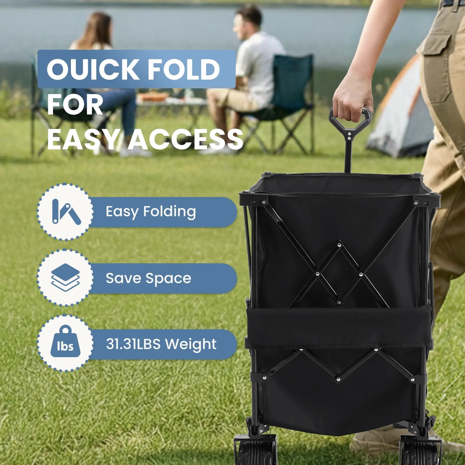 RuggedFold Outdoor Utility Wagon