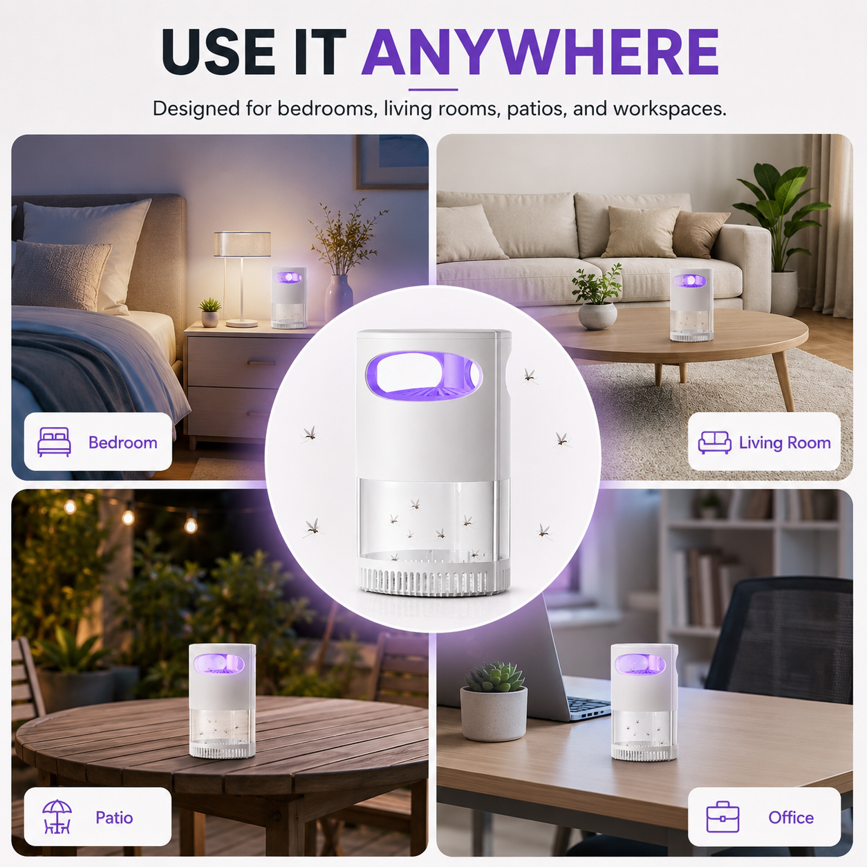Quiet UV Mosquito Trap