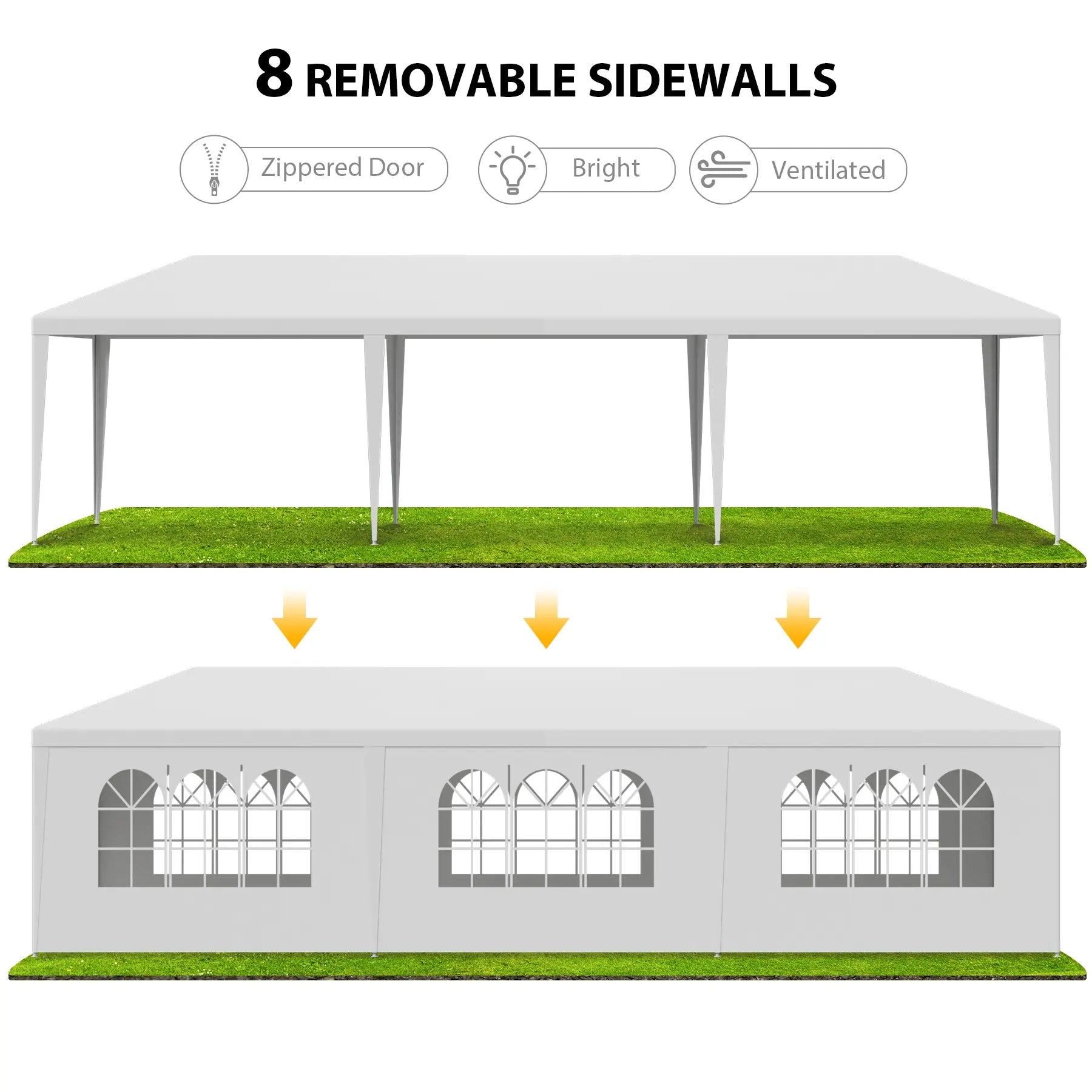 SunnyShade Outdoor Wedding Party Gazebo Canopy