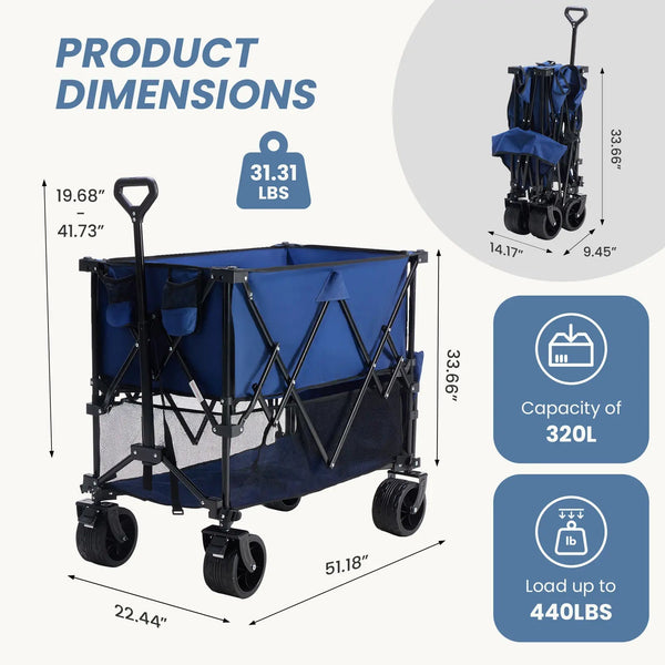 RuggedFold Outdoor Utility Wagon