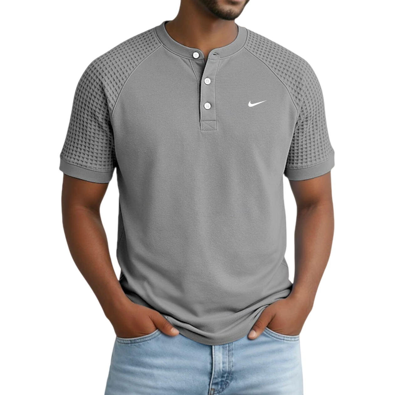 Everyday Waffle Henley Shirt