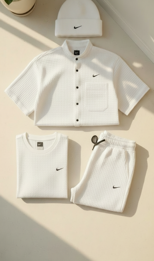 Classic Waffle Weave 4-Piece Set