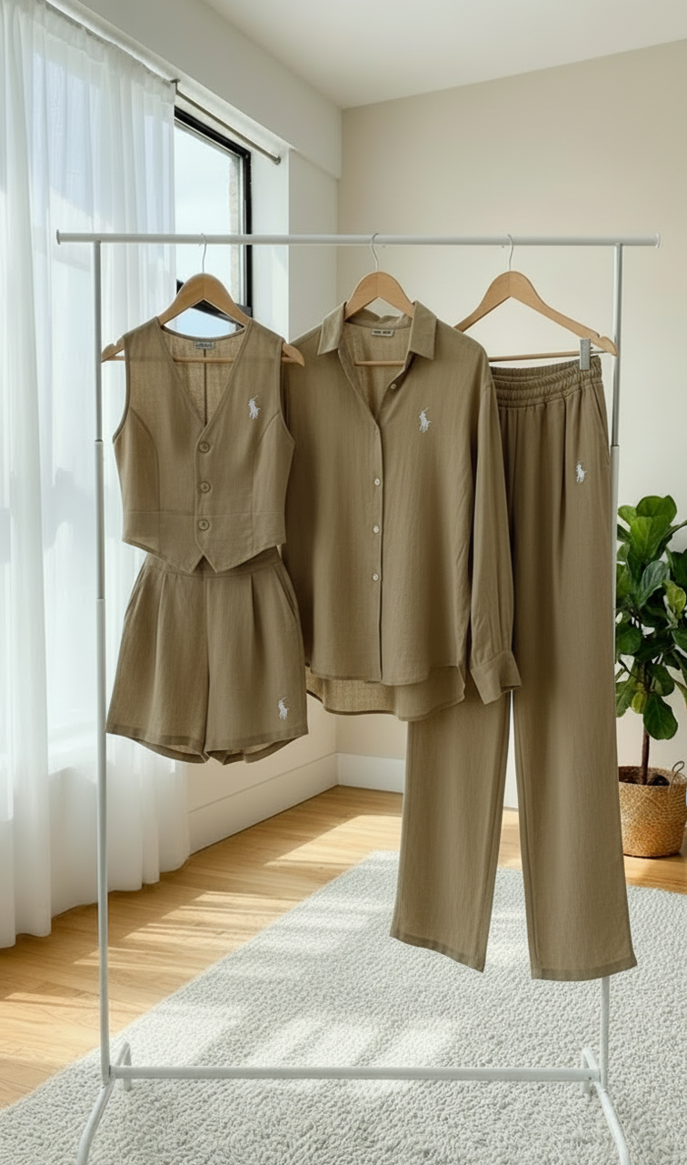 Urban Cotton-Linen Relax Set